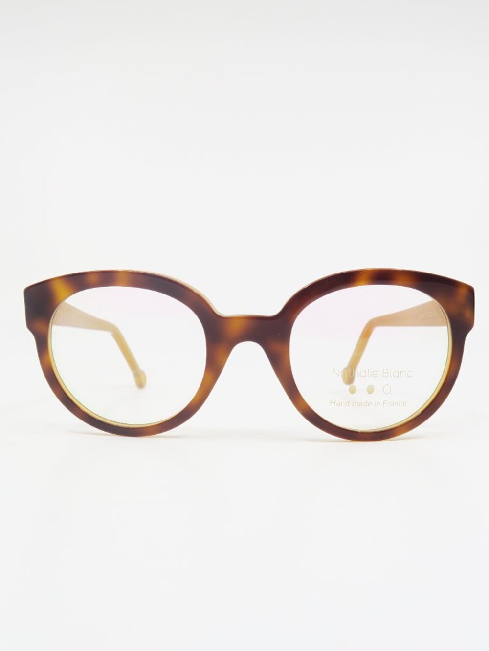 Nathalie Blanc HELENE MH  Col. 109 Havana, Cat Eye, New, Eyeglasses Frames.